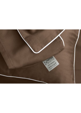 Комплект євро постiльної бiлизни на гумці з кантом HYGG (368830566)