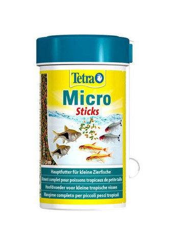 Корм Micro Sticks для аквариумных мелких рыбок микропалочки 100 мл Tetra (322874913)