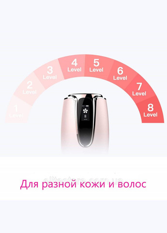 Домашний фотоэпилятор IPL 800000 вспышек, 8 уровней, 2 режима – лазерный эпилятор для удаления волос Ellesilk (356455568)