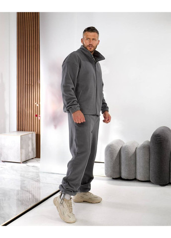 Серый зимний мужской костюм Garna