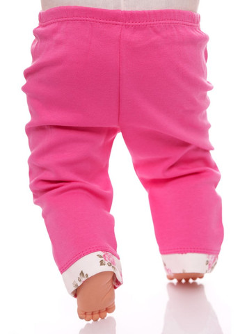 Рожевий демісезонний костюм з довгим рукавом для дівчинки трикотажний. 68 см (33012) BABYKROHA