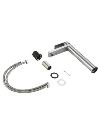 Змішувач для раковини високий Nexus 001FH (k35) LDNEX001FHNKS49185 Nickel LIDZ (397567194)