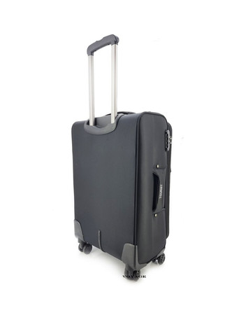 Дорожня валіза ручна поклажа на 4 колесах чорна Tourist (315440634)