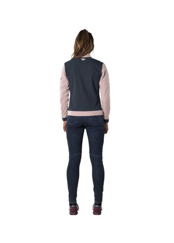 Фліс жіночий 24/7 PTC Varsity Jacket Women Чорний-Рожевий Dynafit (278316933)