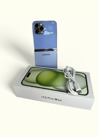 Кнопочный мобильный телефон раскладушка AIEK I15 Max на 4 сим карты Blue Home (330144173)