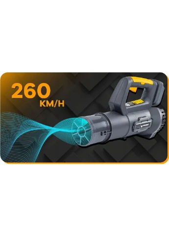 Воздуходувка аккумуляторная 21В 2x2Aч Powermat (374379017)
