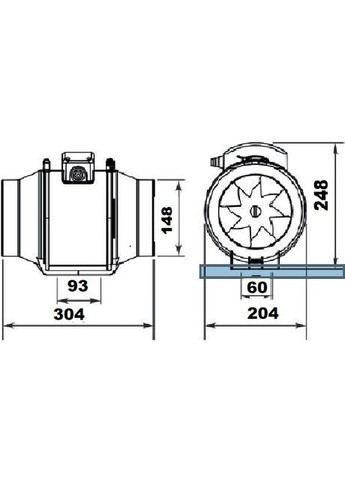 Вытяжной вентилятор aRil 150-560 (01-154) airRoxy (327792725)
