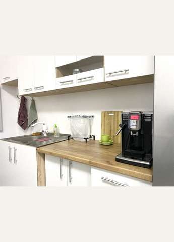 Стойка-держатель для мусорных пакетов 20 л на рабочую поверхность кухни Treho Micro для быстрого сбора отходов Metaplant (334016497)