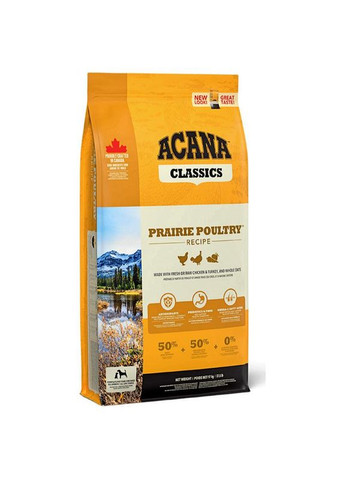 Сухий корм для дорослих собак Prairie Poultry Dog 14.5 кг Acana (282026589)