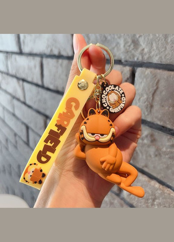 Брелок Гарфилд Garfield кот игрушка на рюкзак, ключи 6,7 см Shantou (338623728)