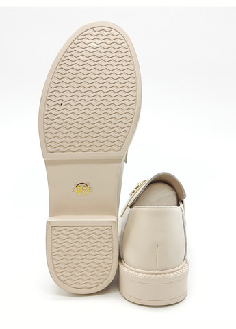 Жіночі туфлі бежеві шкіряні YA-18-3 24,5 см (р) Yalasou (259299683)