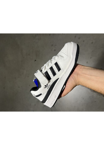 КРОСІВКИ ЖІНОЧІ ADIDAS FORUM WHITE BLACK АДІДАС ФОРУМ No Brand чорні демісезони (367175425)