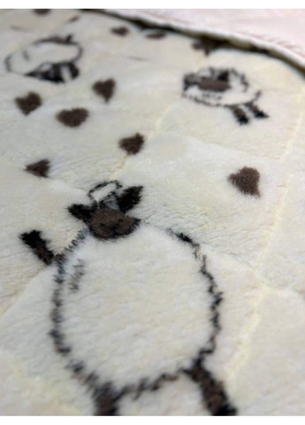 Одеяло зимнее с открытым мехом Баранчик Шон Евро Размер 200х215 см ±5% SOVA текстиль Ковдра хутро Баранчик Шон - Євро (364963549)