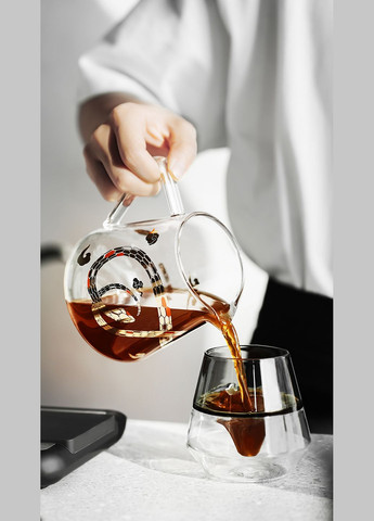 Склянка для кави з подвійним дном 130 мл 3BOMBER DW Series А-подібна (G6528YT-OS) MHW-3BOMBER (337127891)