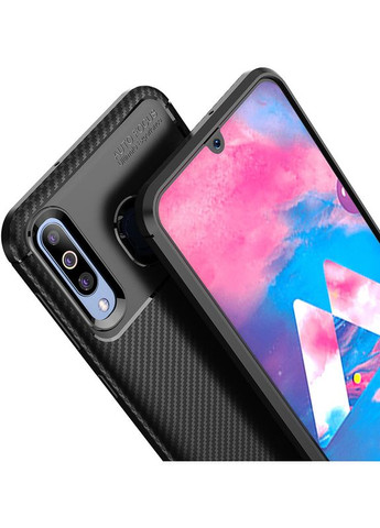 Чехолнакладка TPU Carbon Fiber 1,5mm Case Samsung Galaxy A40s/M30 Black Toto (301836113)
