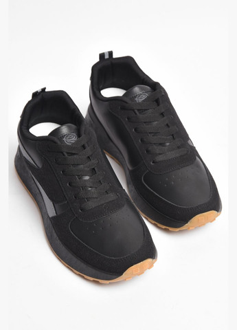 Черные демисезонные кроссовки мужские черного цвета Let's Shop