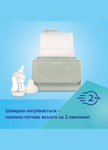 Подогреватель и стерилизатор 7в1 с терморегулятором и подсветкой () Canpol Babies 12/218 (336330095)