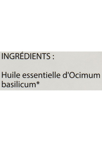 Органическое эфирное масло "Базилик тропикал" Aromatherapie 10ml (1267426-31339606) Born to Bio (369104251)