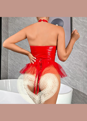 Мереживний боді із поясом і підтяжками із кісточками та кнопками в зоні паху. Мереживний боді із спідницей China (360866156)