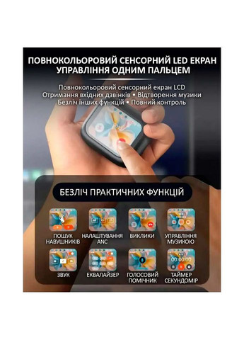 Бездротові навушники LX-10 TWS Earbuds з LED дисплеєм Bluetooth чорний No Brand (329058964)