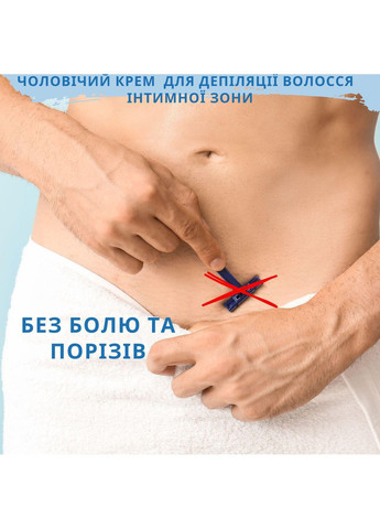 Чоловічий набір для депіляції Men Total Pro (інтим+тіло) Veet (366668172)