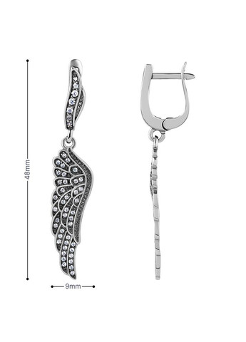 Срібні сережки Крила (4997) IRIJ (331017316)