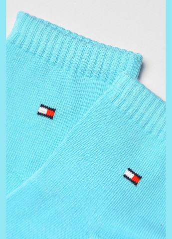 Голубые носки женские демисезонные голубого цвета Let's Shop полоска (333142878)