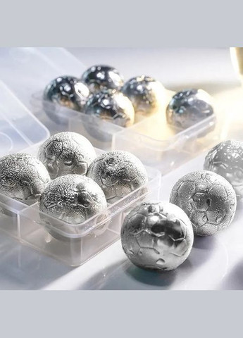 Кульки для охолодження напоїв набір 4 шт. каменів та щипчики для охолодження віскі нержавіюча сталь REMY-DECOR (293152720)