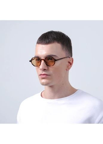 Солнцезащитные очки с поляризацией Геометрия мужские 723-115 LuckyLOOK 723-115М (322855498)