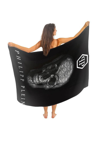 Парео пляжне з 3D принтом Hexa Skull 31112 80х150 см FlexDress (336873922)