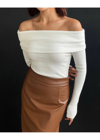 Жіночий лонгслів з відкритими плечима Україна (352769250)