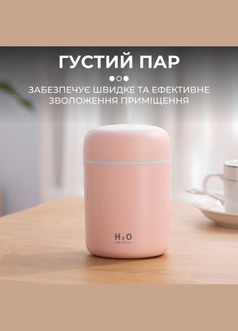 Увлажнитель воздуха H2O Humidifier USB 300ml Увлажнитель очиститель воздуха Happy Life (301198771)