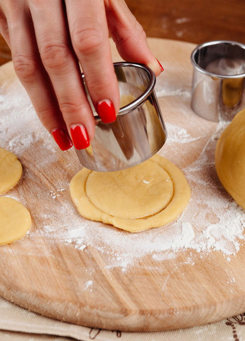 Металеві форми кільця для вирізки тіста (вареників, пельменів, печива) 2 шт. у наборі висота 4 см Master Class (301023046)