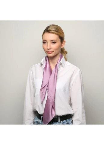 Хустка жіноча однотонна атлас фіолетова GABRIELLE LuckyLOOK 848-765 (322779393)