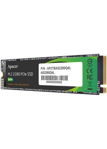 SSD накопичувач AS2280Q4L M.2 PCIe 1TB (AP1TBAS2280Q4L-1) Apacer (329405722)