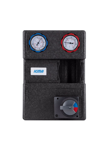 Насосна група 1" 1/2 підключення справа, без насоса №R001 Icma 93R001AED53 (341326881)