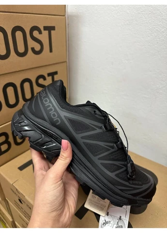 КРОСІВКИ ЖІНОЧІ SALOMON XT-6 BLACK GORE TEX САЛОМОН ХТ 6 ЧОРНІ No Brand чорні демісезони (390651724)
