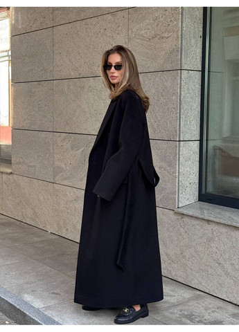Черное демисезонное Пальто WOGUE MAXI, цвет Черный milirud
