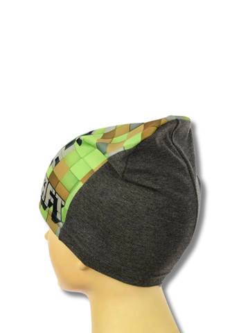 з принтом Майнкрафт / Minecraft No Brand Дитяча трикотажна шапка (351348005)