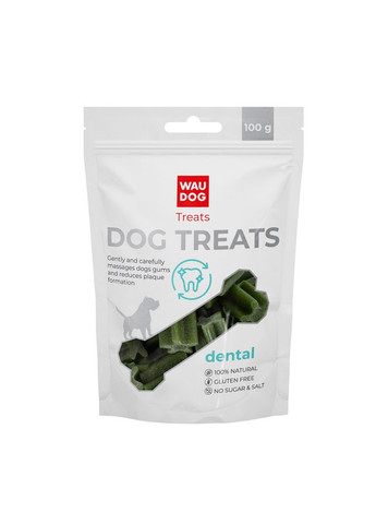 Лакомство для собак Treats "Стоматологическая палочка со вкусом шпината и ванили", WAUDOG (322001586)