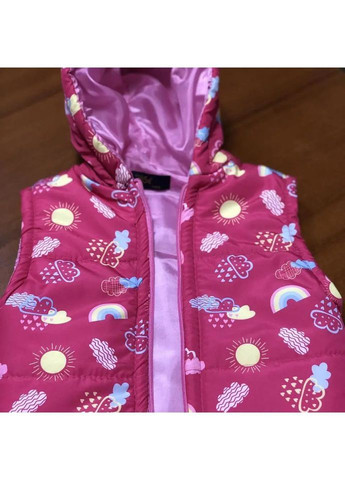 Жилетка-безрукавка для девочки из плащевки с утеплителем синтепон. Else (363553248)