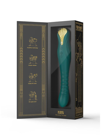 Вибратор King Thruster Green MULTISHOP Zalo (362577112)