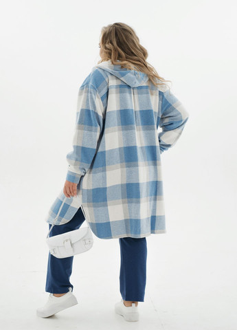 Серо-синий демисезонный кардиган No Brand