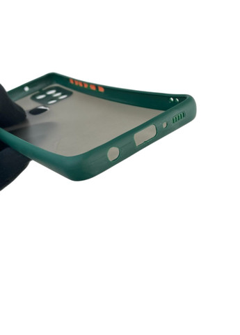 Чехол для телефона Galaxy A21s (SM-A217F) с высокими бортами защитой камеры самсунг а21с темно-зеленый Samsung (366390301)