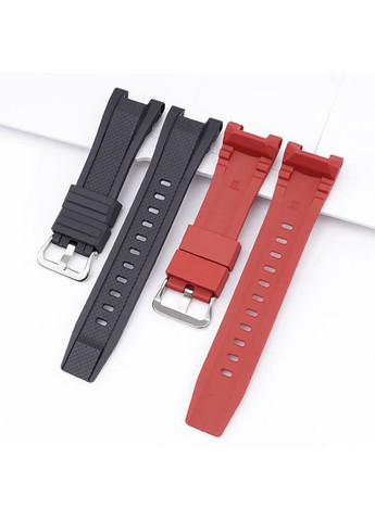 Ремінець для годинника Casio G-Shock Червоний полімерний ремінь для унісекс зручний литий пряжка ProDobro (367264634)
