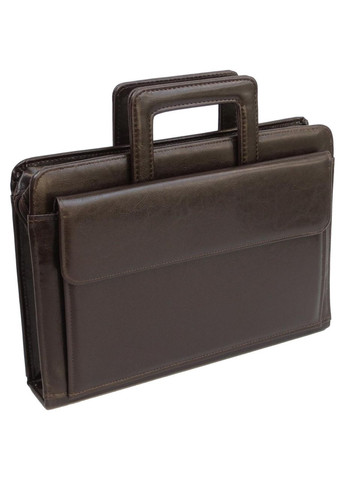 Папка-портфель из эко кожи коричневая JPB (361157205)