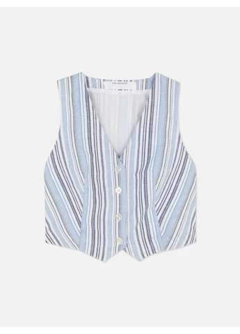 Жилетка,білий в синю смужку, Primark (397623171)
