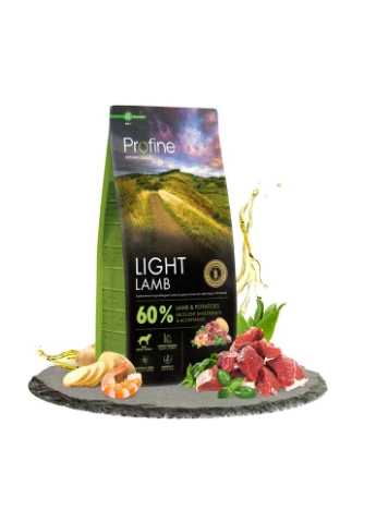 Корм сухой Light Lamb and Potatoes д/собак с избыточным весом ягненок и картофель 12 кг Profine (386995810)