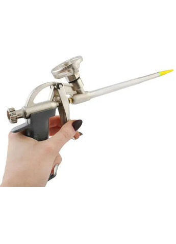 Пистолет для монтажной пены с металлическим корпусом регулировочной ручкой защитным слоем 30x4,5x18,5 см (479403-Prob) Unbranded (317842555)