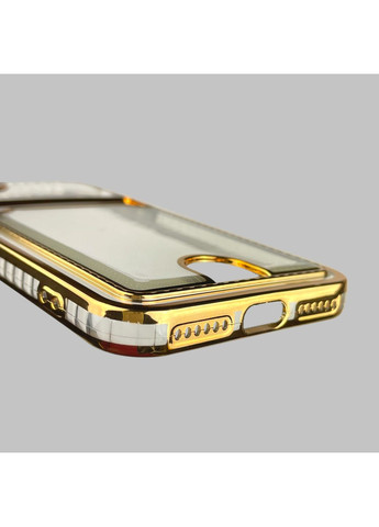 Чехол для iPhone 8 с золотой окантовкой с карманом для карт на айфон 8 золотой Apple (366019578)
